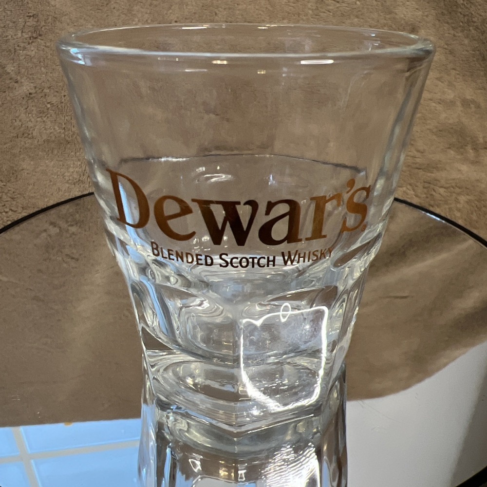 Dewars Blended‎ Scotch Whisky Libbey 4 OZ Drink Glass Glassware Barware USA